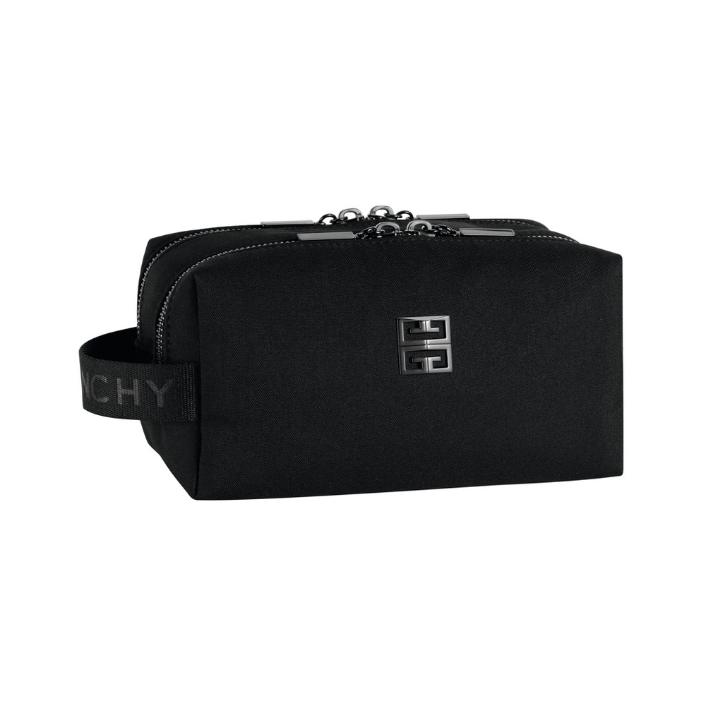 GIVENCHY Parfums Trousse Homme Zipped Black Pouch Men’s Toiletry Bag NEW!